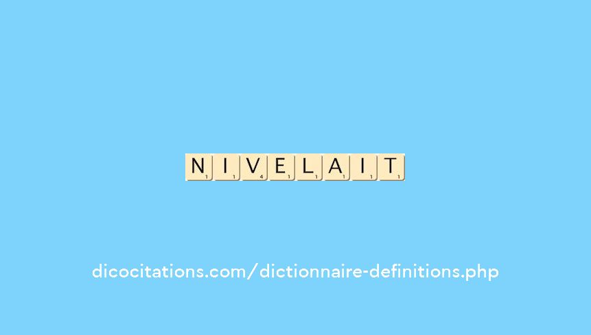 nivelait nivelait