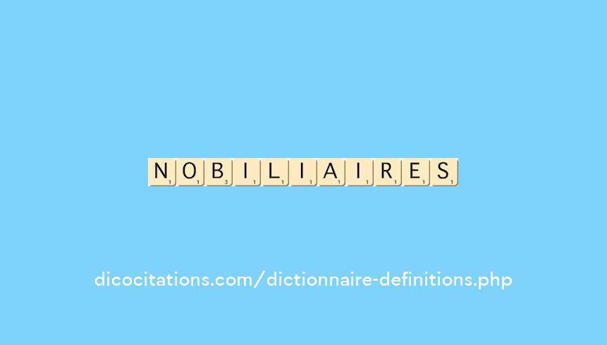 nobiliaires
