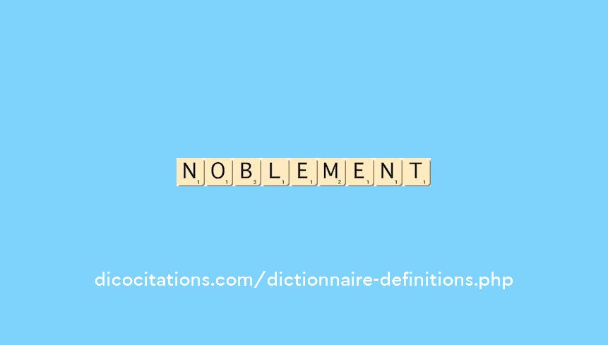 noblement