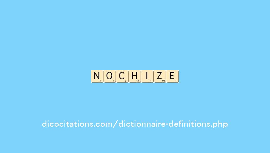 nochize