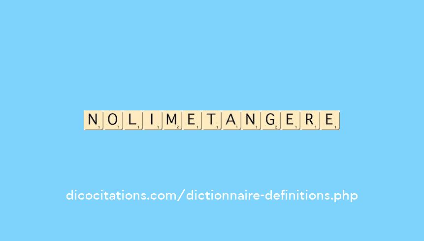 noli-me-tangere