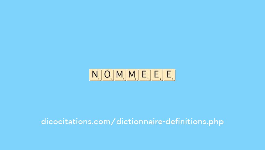 nomme--ee