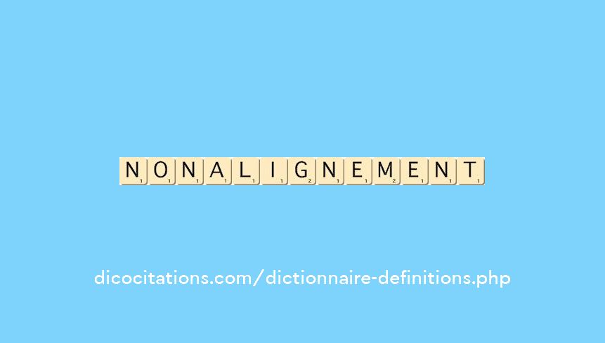 non-alignement non-alignement