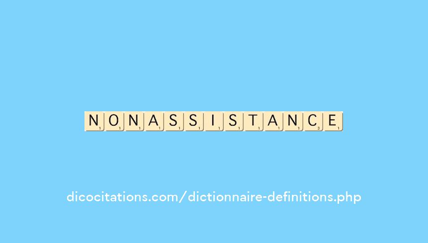 non-assistance non-assistance