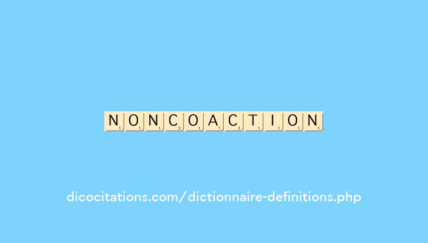 non-coaction