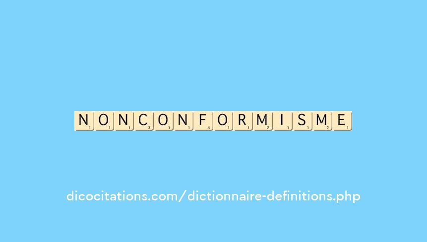 non-conformisme non-conformisme