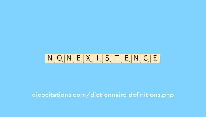 non-existence