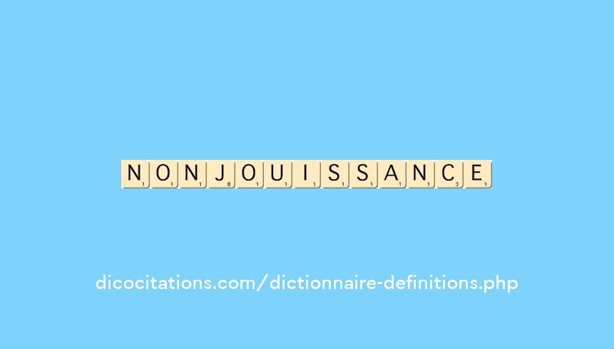 non-jouissance