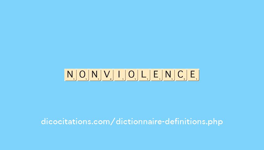 non-violence non-violence