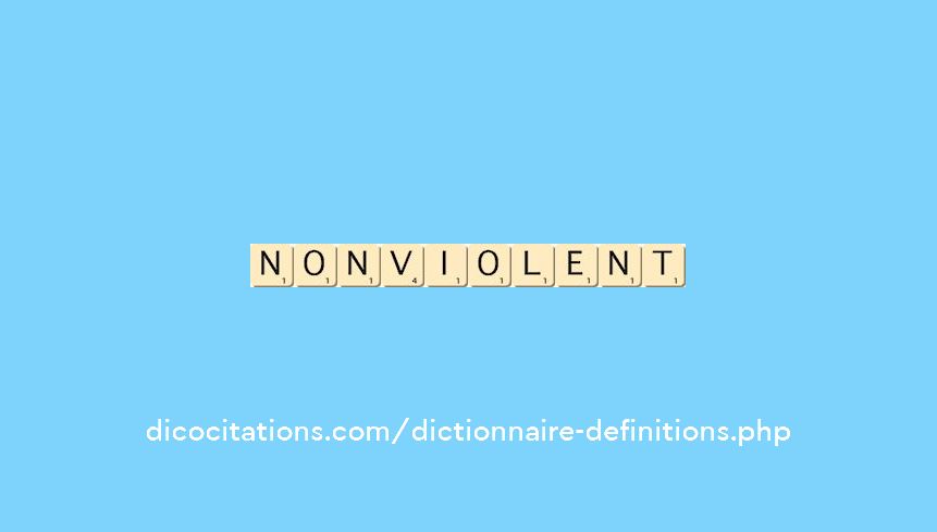 non-violent non-violent