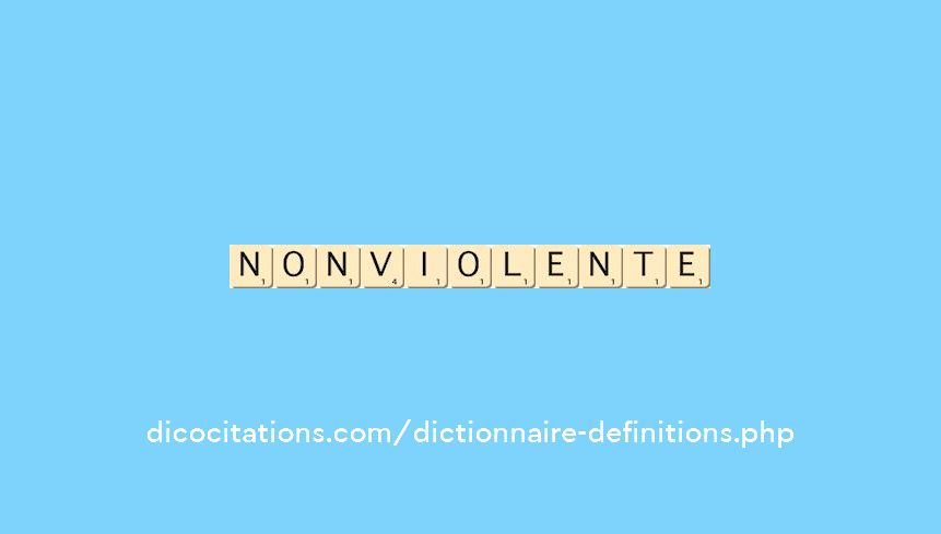 non-violente non-violente
