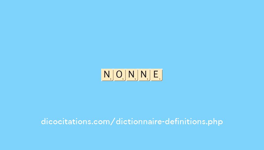 nonne