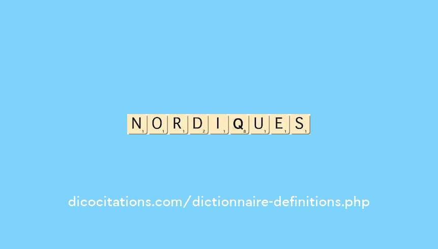 nordiques nordiques