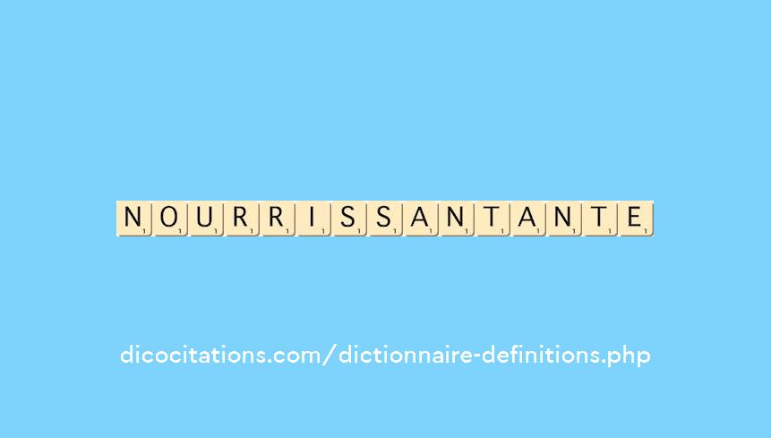 nourrissant--ante