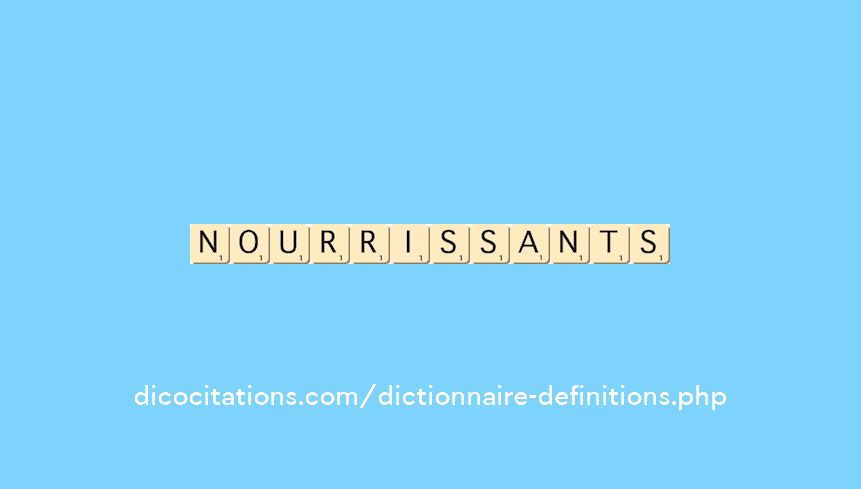 nourrissants