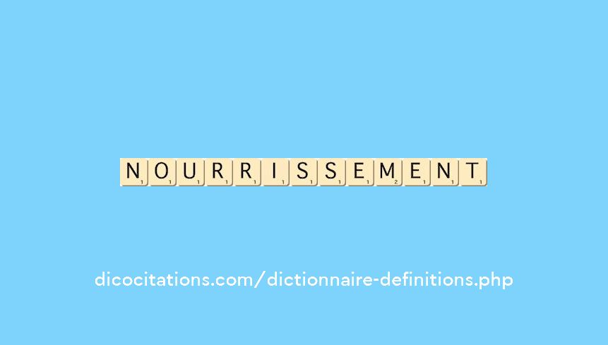 nourrissement