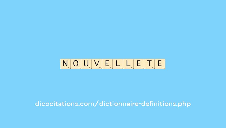 nouvellete
