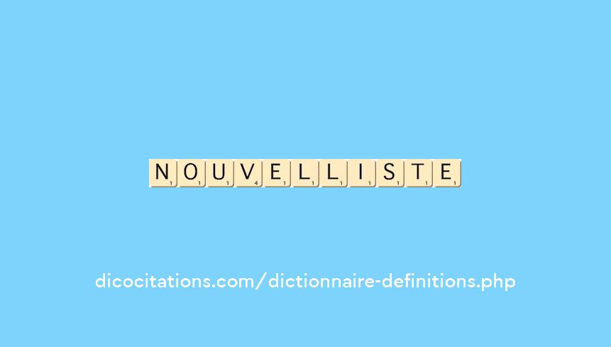 nouvelliste
