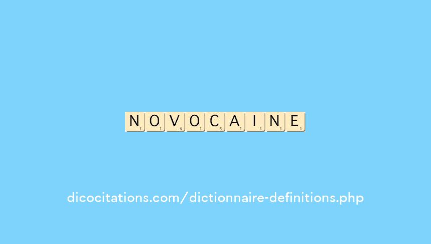 novocaine