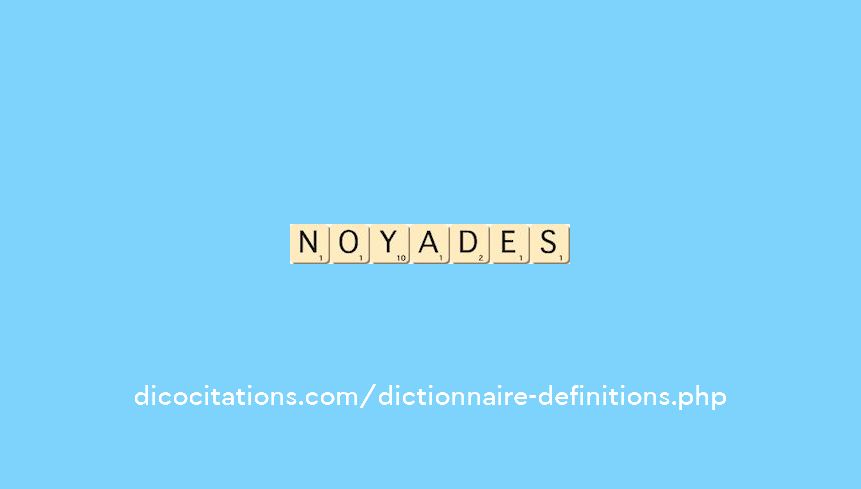 noyades noyades