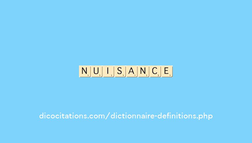 nuisance
