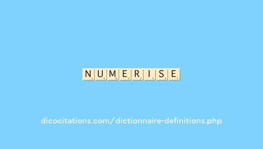numerise