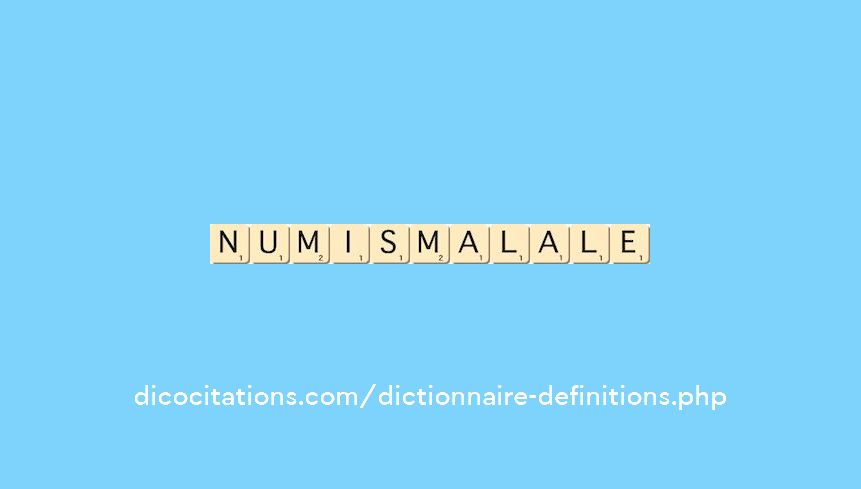 numismal--ale