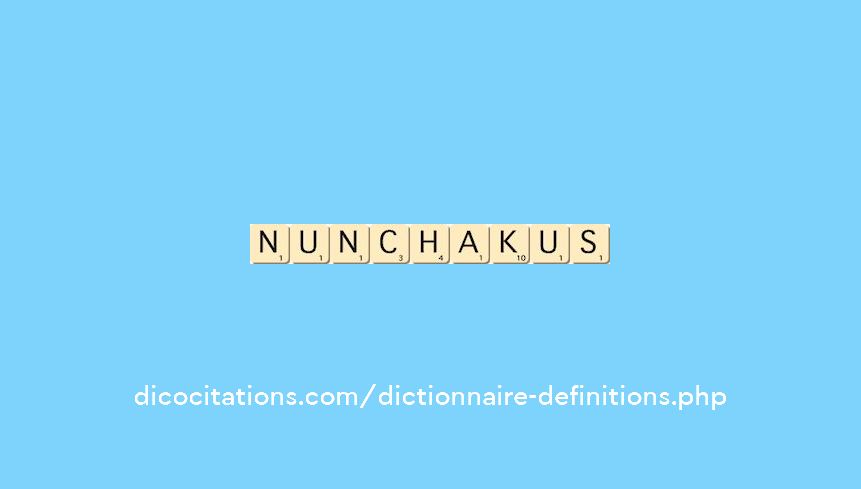 nunchakus nunchakus