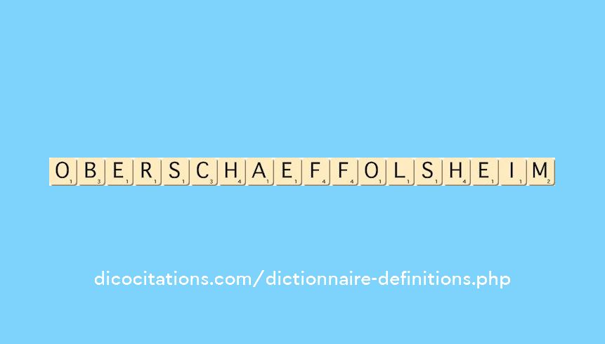 oberschaeffolsheim oberschaeffolsheim