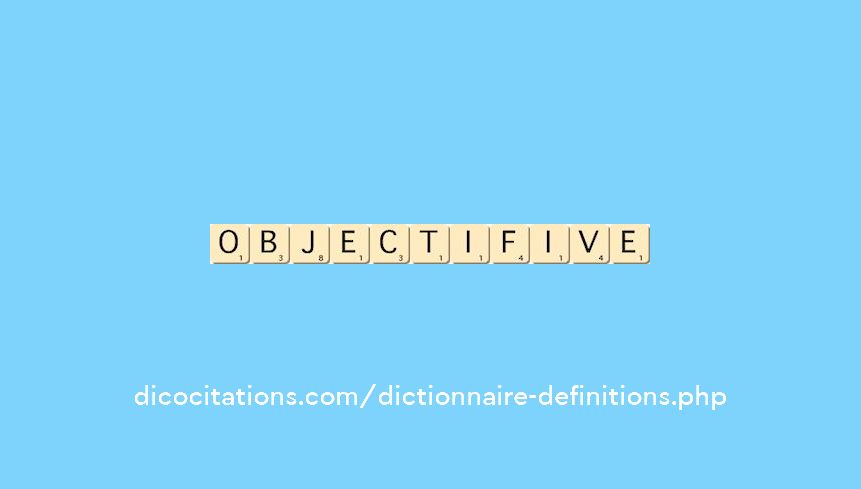 objectif--ive