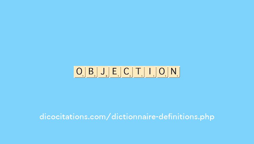 objection