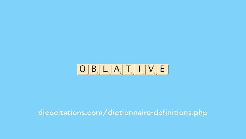 oblative oblative