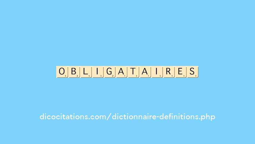 obligataires