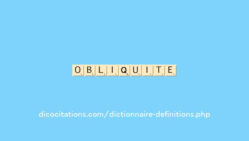 obliquite
