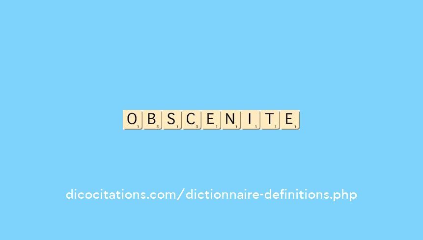 obscenite
