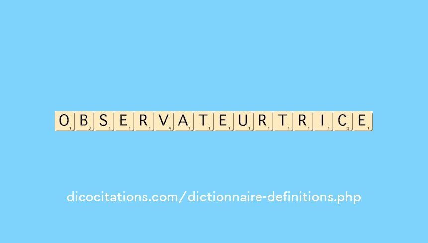 observateur--trice
