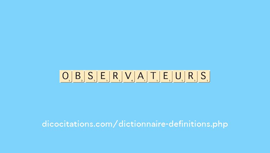 observateurs