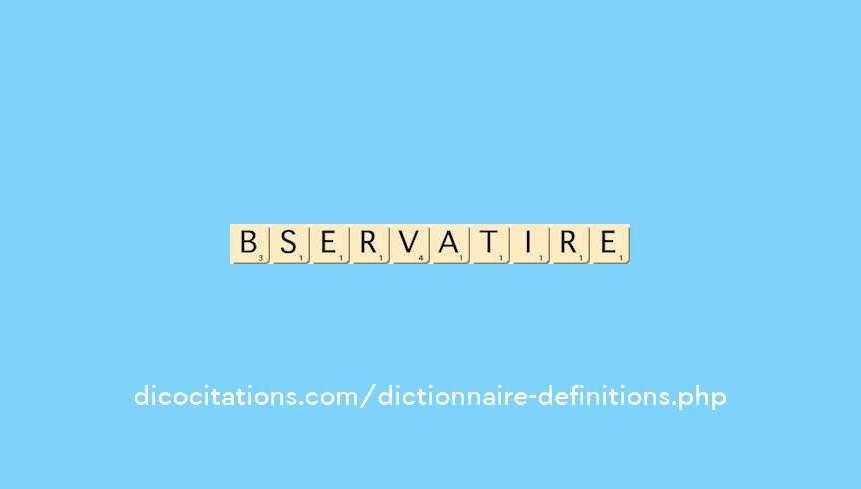 observatoire