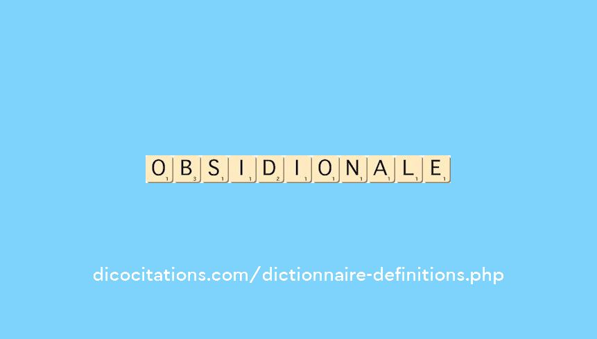 obsidionale obsidionale