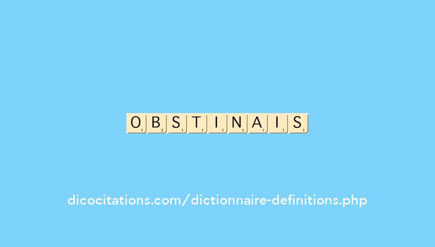 obstinais