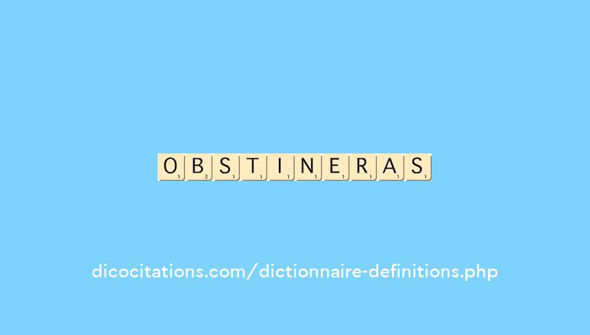 obstineras obstineras