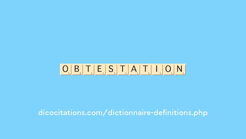 obtestation