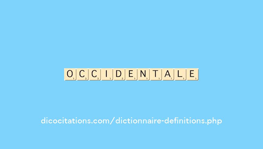 occidentale occidentale
