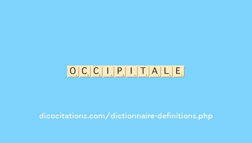 occipitale occipitale