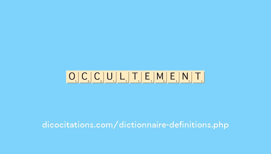 occultement