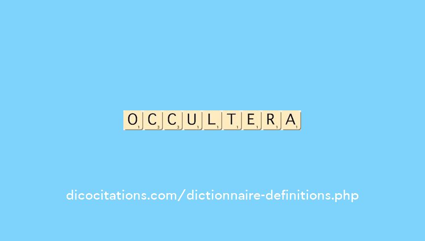 occultera occultera