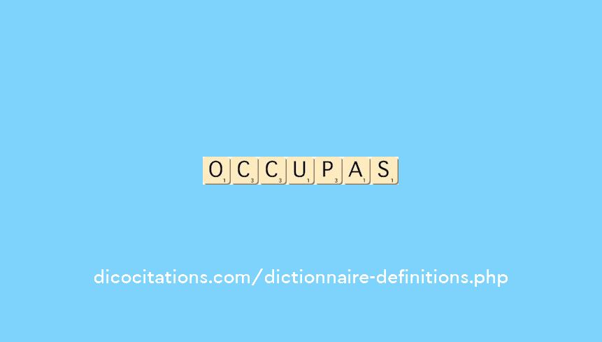 occupas occupas