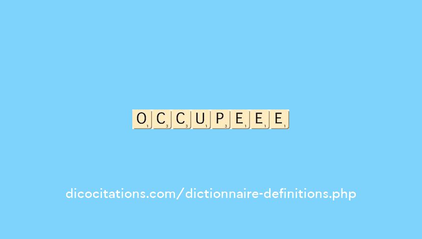 occupe--ee