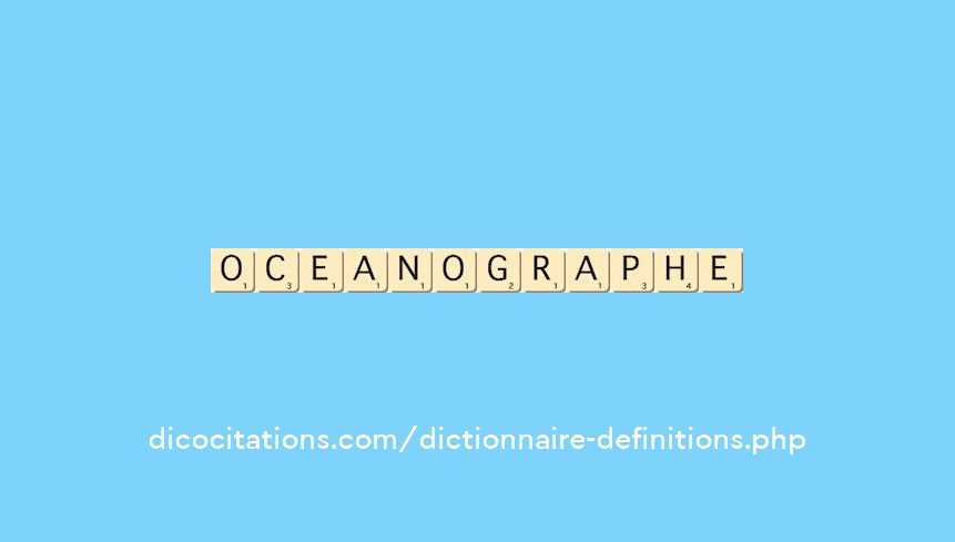 oceanographe oceanographe
