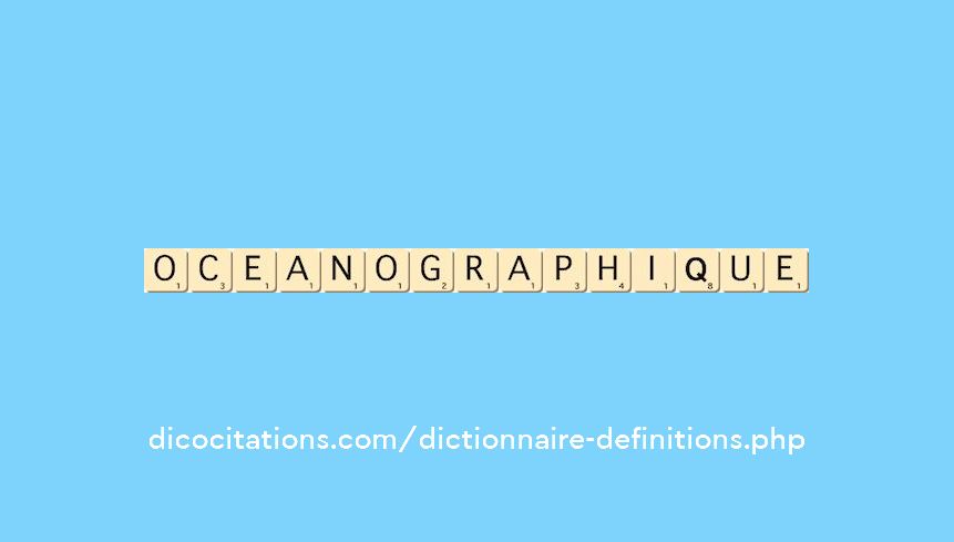 oceanographique oceanographique